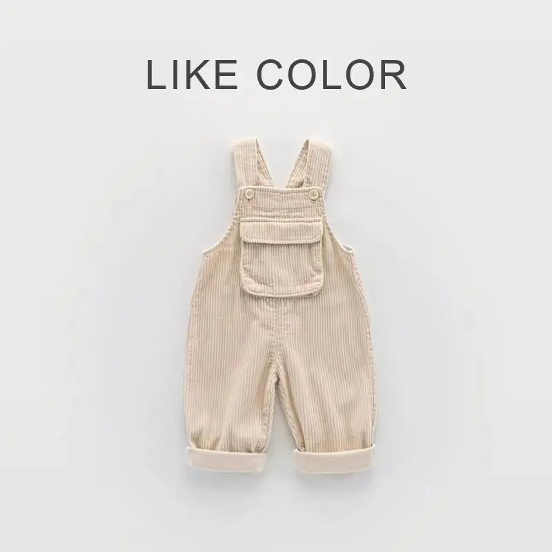 2025 New Spring Autumn Girls Kids Denim Overalls Pants Baby Children Jeans Long Pant Trousers Children Clothes
