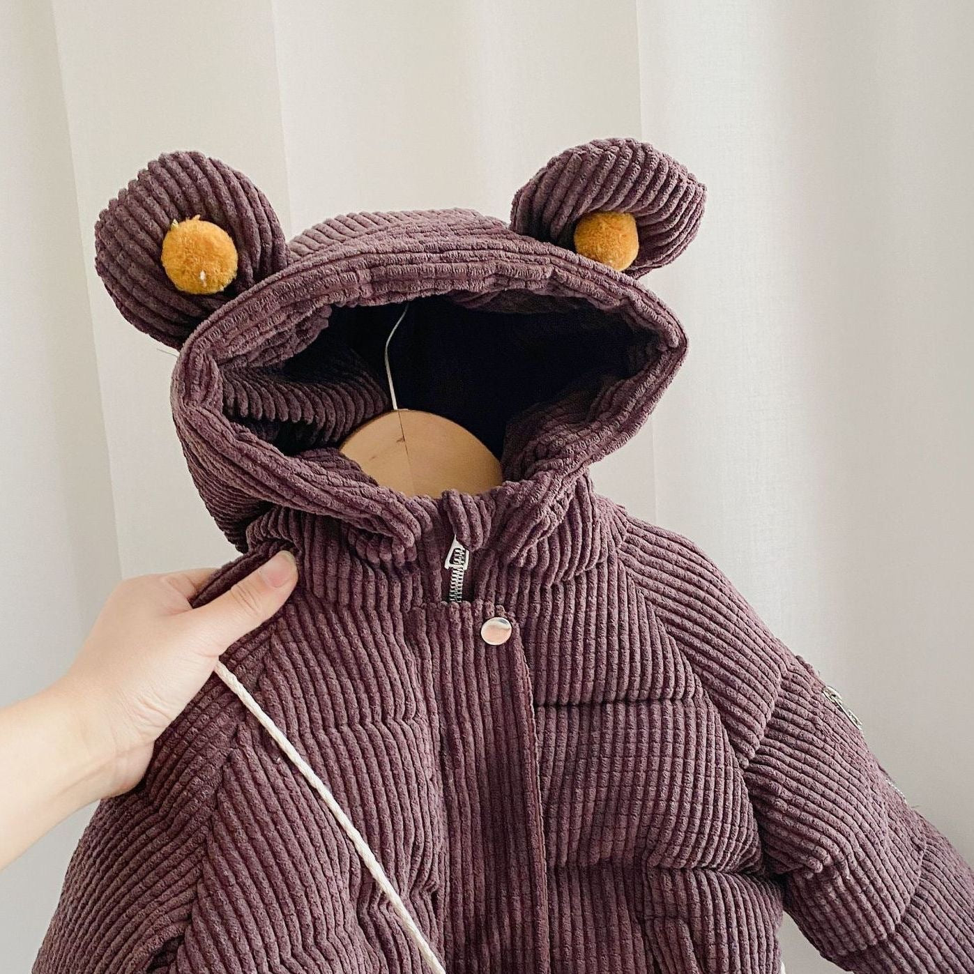 Baby Cartoon Cotton Hoodie – Short Jacket for Boys and Girls