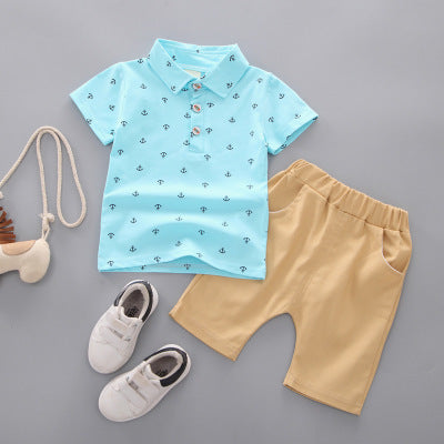 Children’s Anchor Print 2-Piece Set