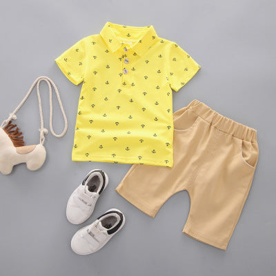 Children’s Anchor Print 2-Piece Set