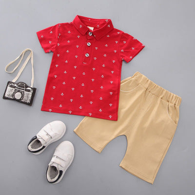 Children’s Anchor Print 2-Piece Set