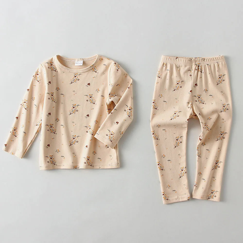 Kids Boy Girl Pajamas Sleepwear for 1-6Y Baby Girl Clothes Sets Children Homewear Pyjamas Sets Kids Nightwear Children Clothes
