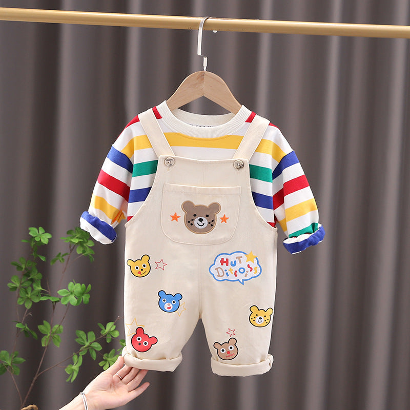 Boys’ Classic Cotton Overalls Suit – Durable & Comfortable Kids’ Overall Outfit