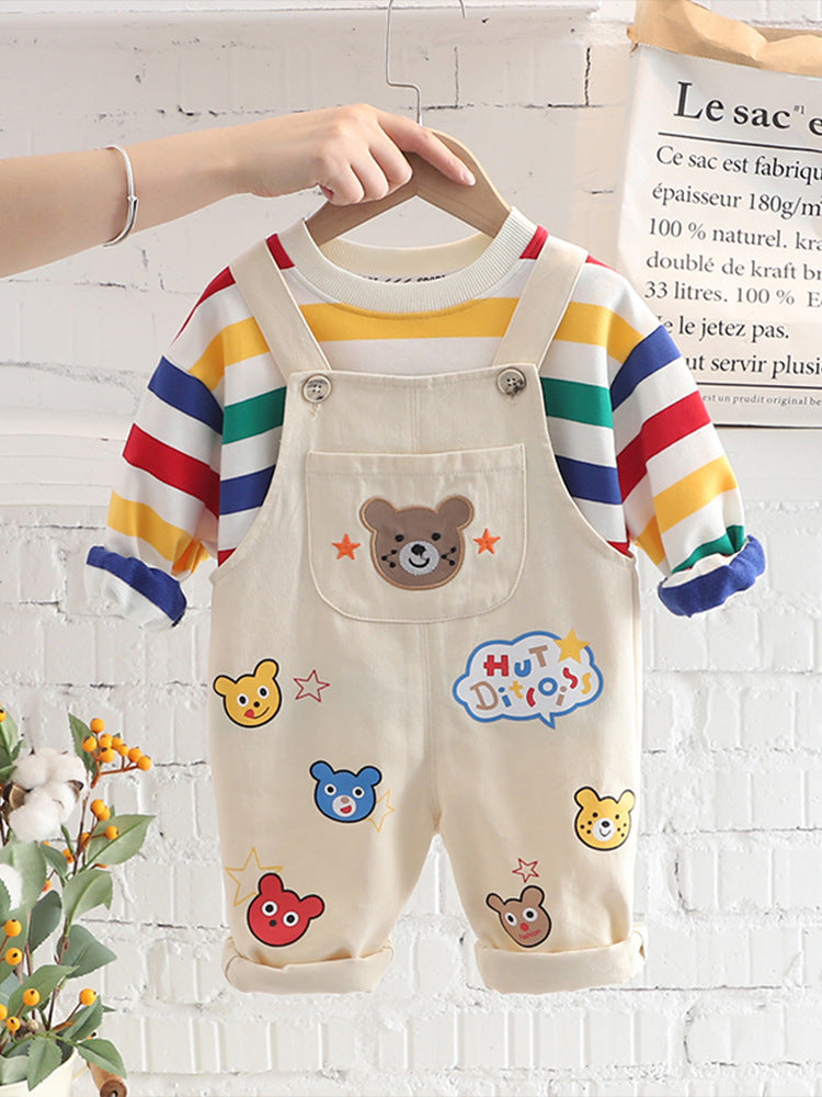 Boys’ Classic Cotton Overalls Suit – Durable & Comfortable Kids’ Overall Outfit