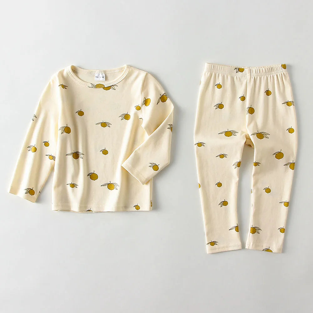 Kids Boy Girl Pajamas Sleepwear for 1-6Y Baby Girl Clothes Sets Children Homewear Pyjamas Sets Kids Nightwear Children Clothes