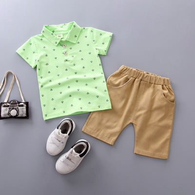 Children’s Anchor Print 2-Piece Set