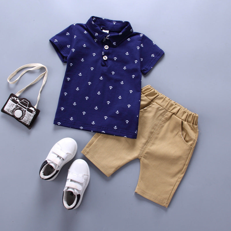 Children’s Anchor Print 2-Piece Set