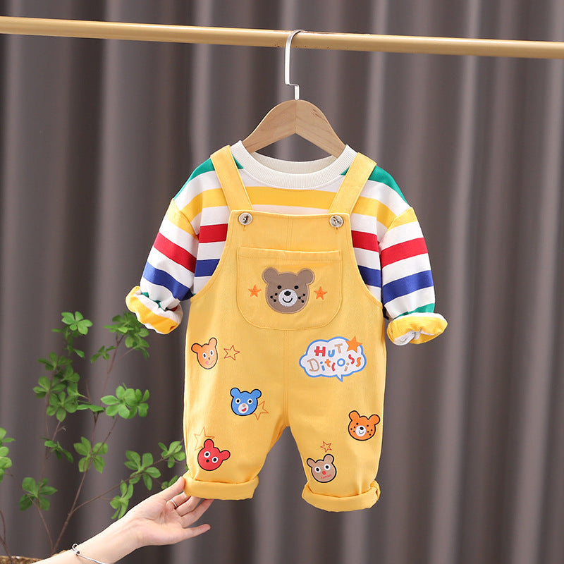Boys’ Classic Cotton Overalls Suit – Durable & Comfortable Kids’ Overall Outfit