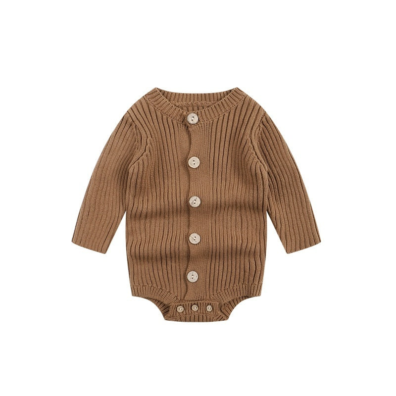 Baby Sweater Bodysuit – Soft Knit One-Piece Romper
