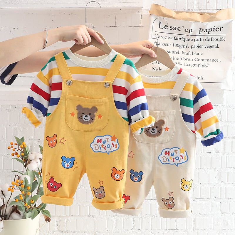 Boys’ Classic Cotton Overalls Suit – Durable & Comfortable Kids’ Overall Outfit