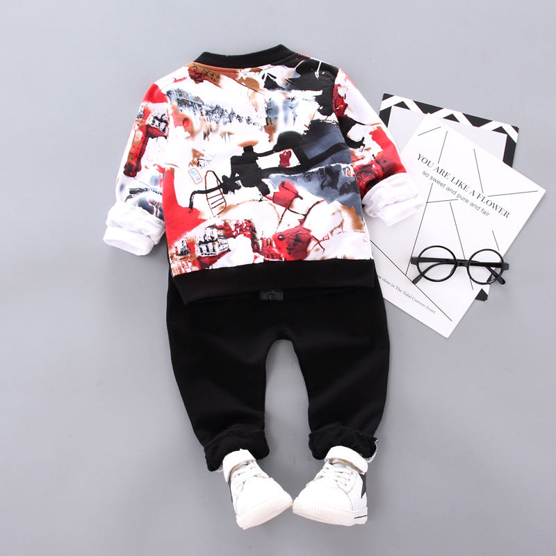 Boys’Classic 3-Piece Outfit – Formal Autumn & Winter Set