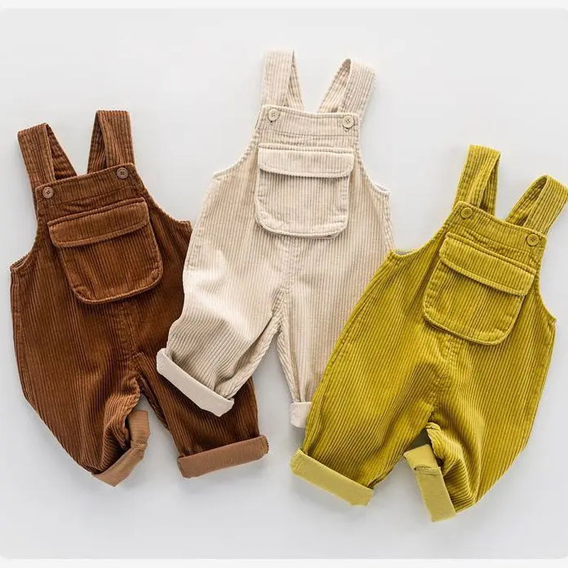 2025 New Spring Autumn Girls Kids Denim Overalls Pants Baby Children Jeans Long Pant Trousers Children Clothes