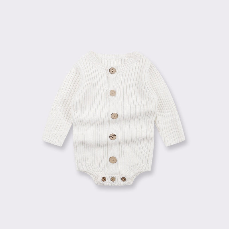 Baby Sweater Bodysuit – Soft Knit One-Piece Romper
