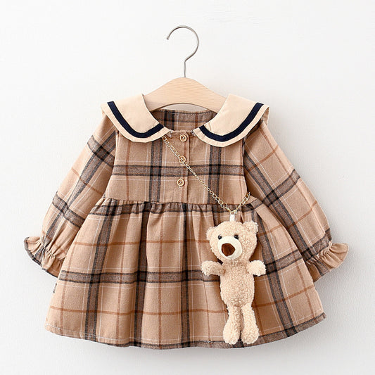 Baby Girl Long Sleeve Dress – Spring and Autumn Outfit