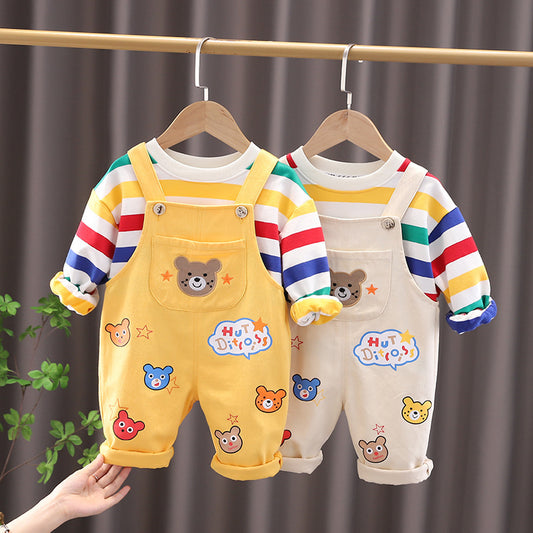 Boys’ Classic Cotton Overalls Suit – Durable & Comfortable Kids’ Overall Outfit