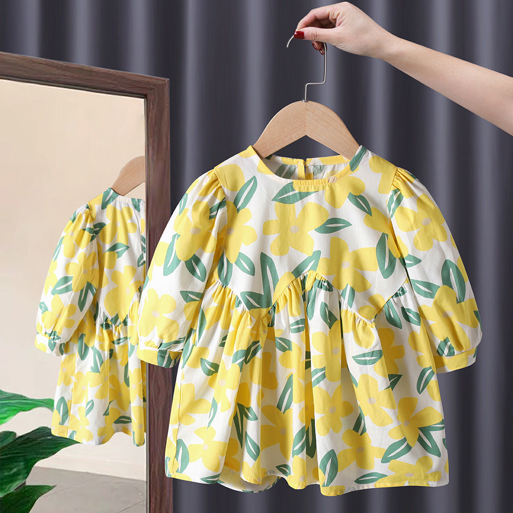 Baby Girl Dress – Long Sleeve Outfit for Spring and Autumn
