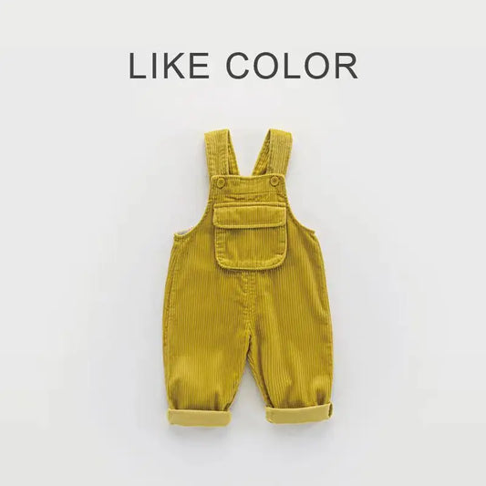 2025 New Spring Autumn Girls Kids Denim Overalls Pants Baby Children Jeans Long Pant Trousers Children Clothes