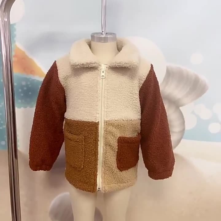 Kids’ Polar Fleece Jacket – Cute Design with Zipper Closure