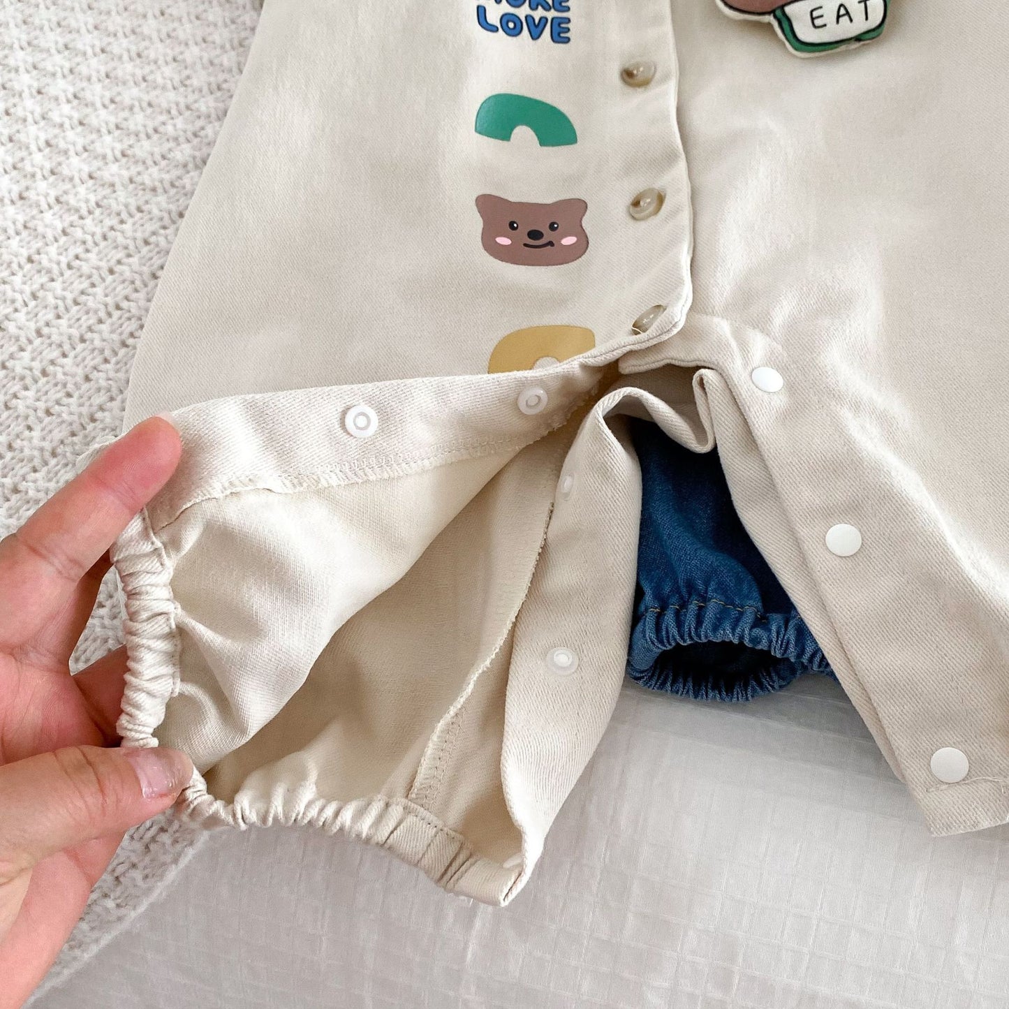 Baby Denim Jumpsuit – Long Sleeve Autumn Outfit