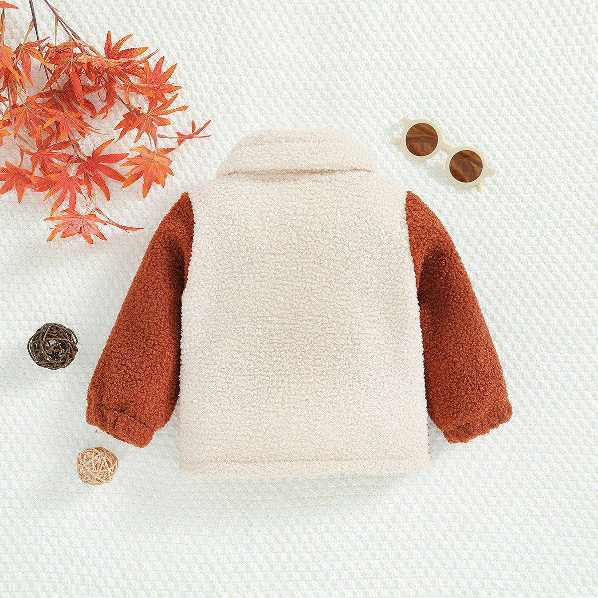 Kids’ Polar Fleece Jacket – Cute Design with Zipper Closure