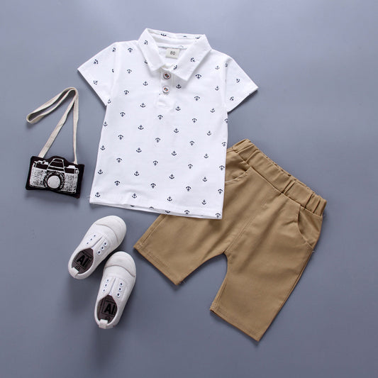 Children’s Anchor Print 2-Piece Set