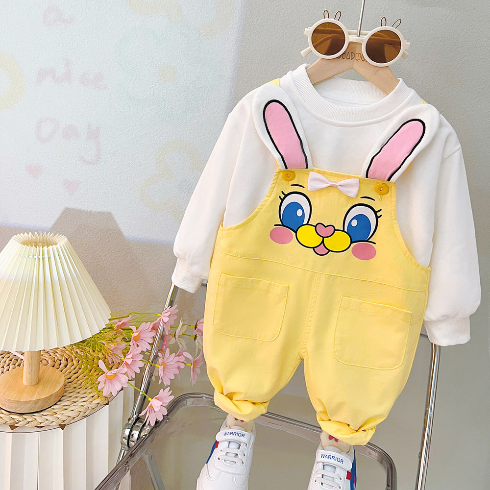 Baby Girl and Boy Two-Piece Suit – Long Sleeve Spring & Autumn Outfit