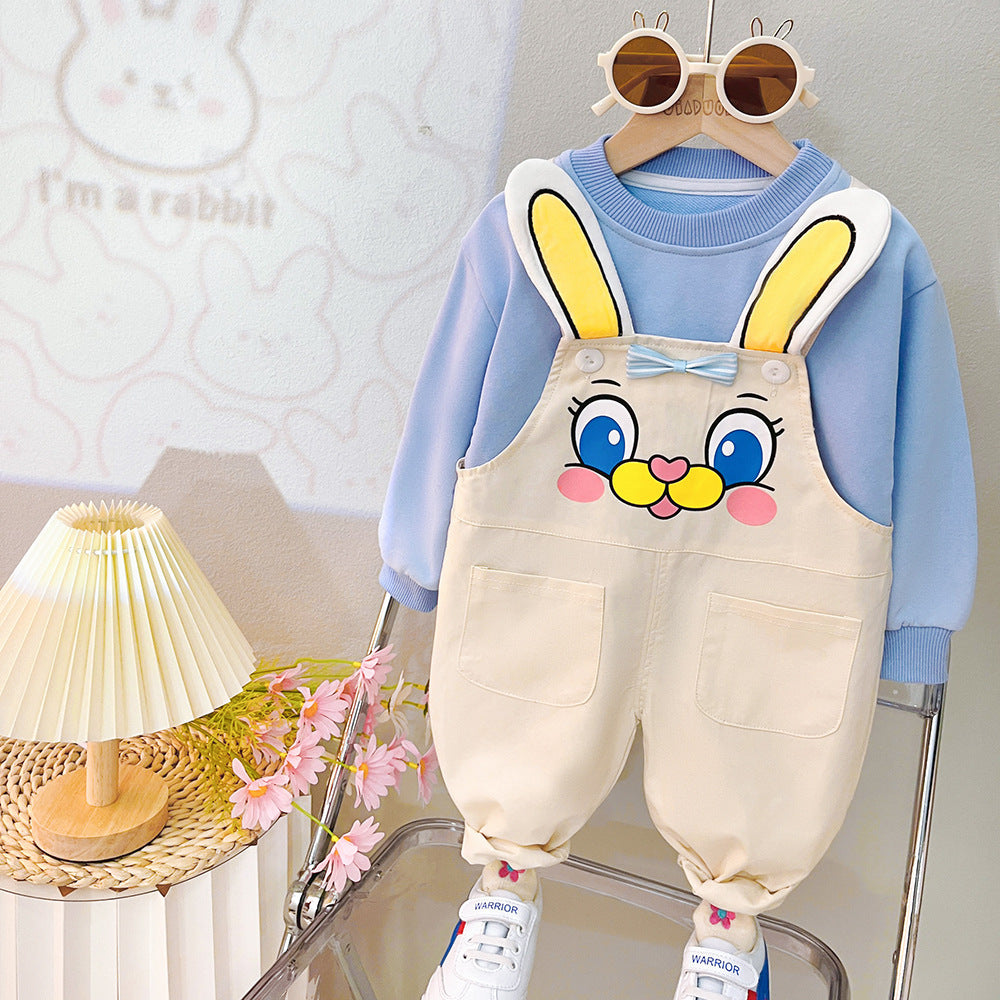 Baby Girl and Boy Two-Piece Suit – Long Sleeve Spring & Autumn Outfit