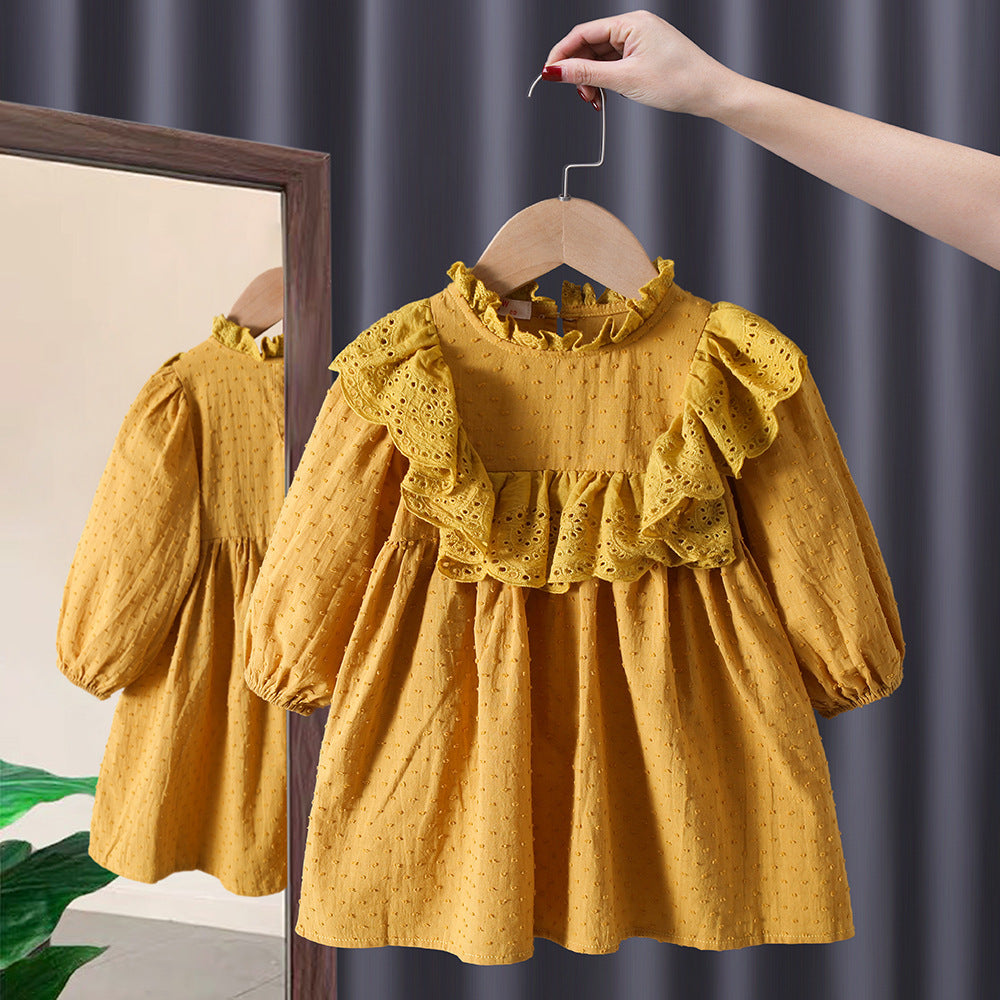 Baby Girl Dress – Long Sleeve Outfit for Spring and Autumn